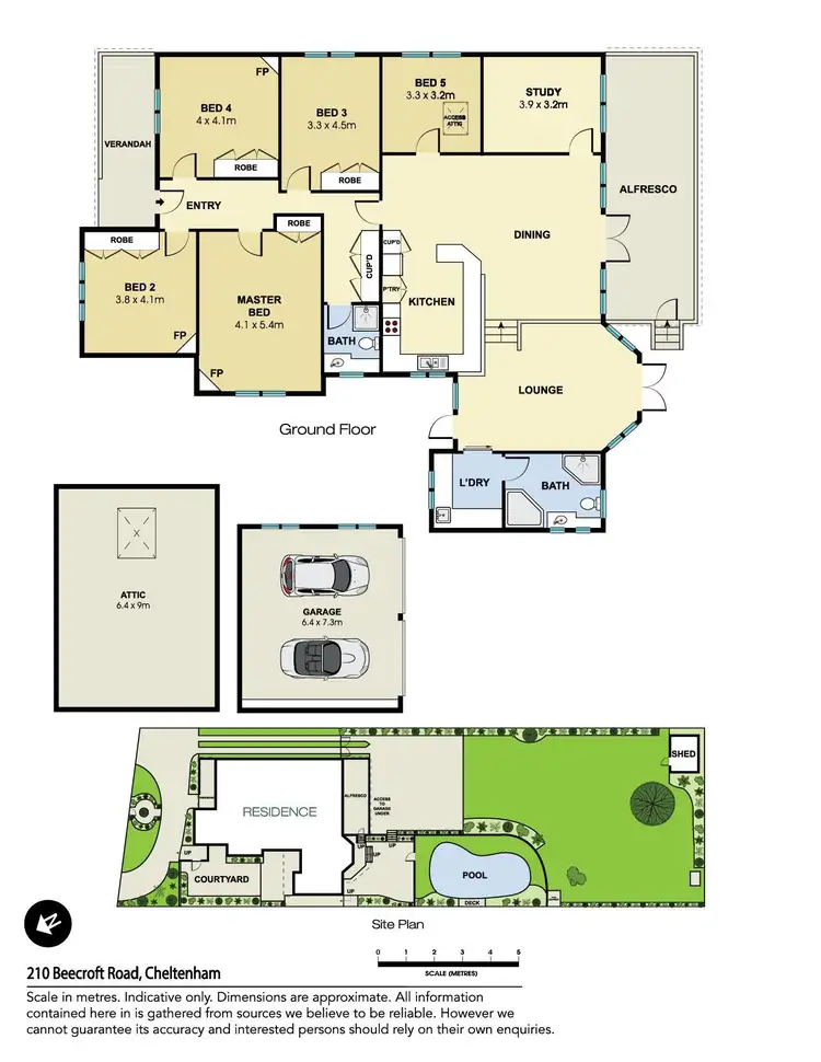 Floorplan of Homely house listing, 210 Beecroft Road, Cheltenham NSW 2119