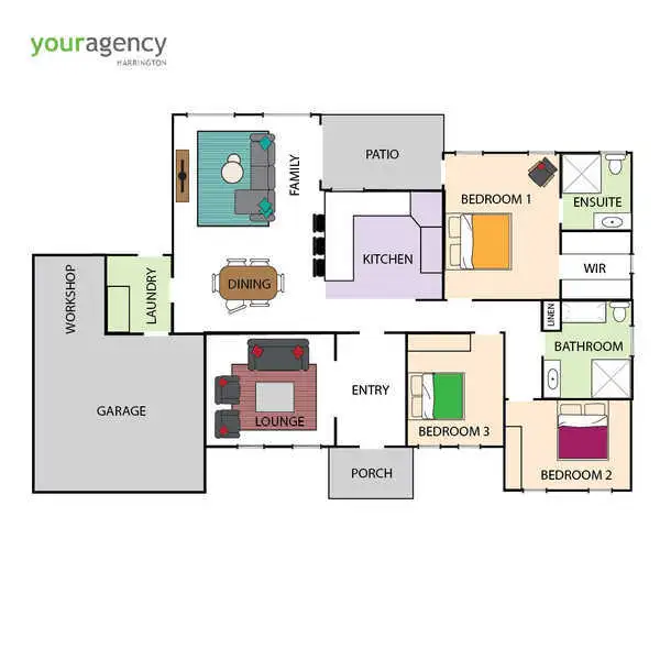 Floorplan of Homely house listing, 3 Kyogle Place, Harrington NSW 2427