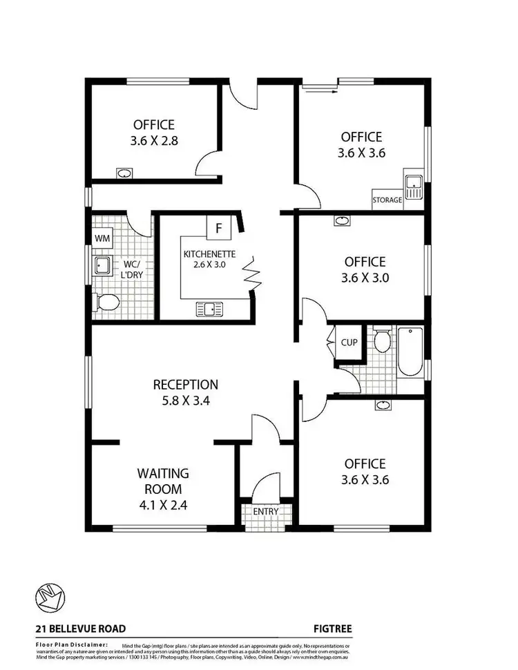 Floorplan of Homely house listing, 21 Bellevue Road, Figtree NSW 2525