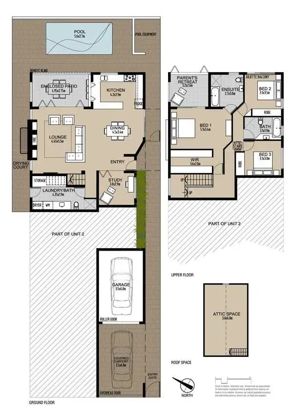 Floorplan of Homely villa listing, 1/41 Seagull Avenue, Mermaid Beach QLD 4218