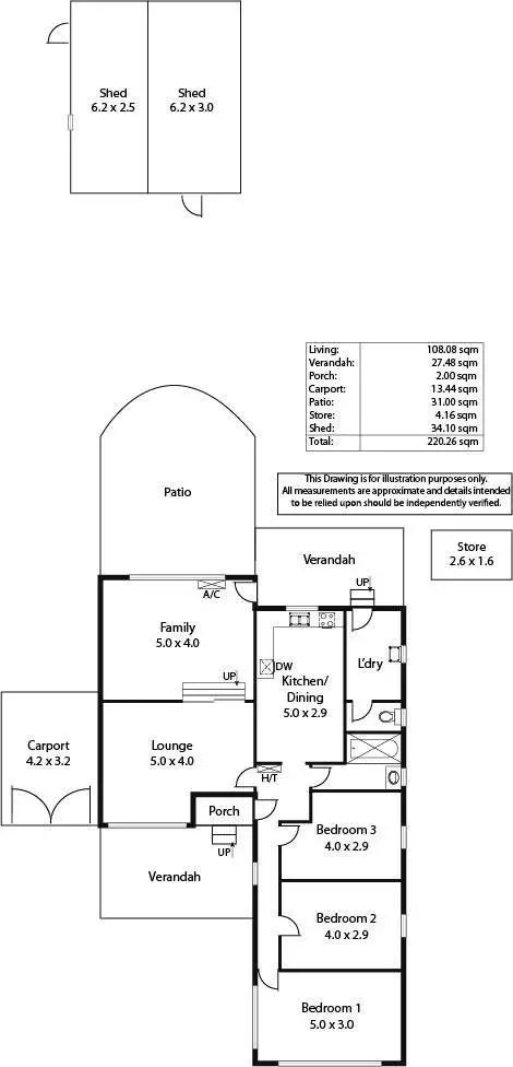 Floorplan of Homely house listing, 25 Neath Avenue, Dover Gardens SA 5048