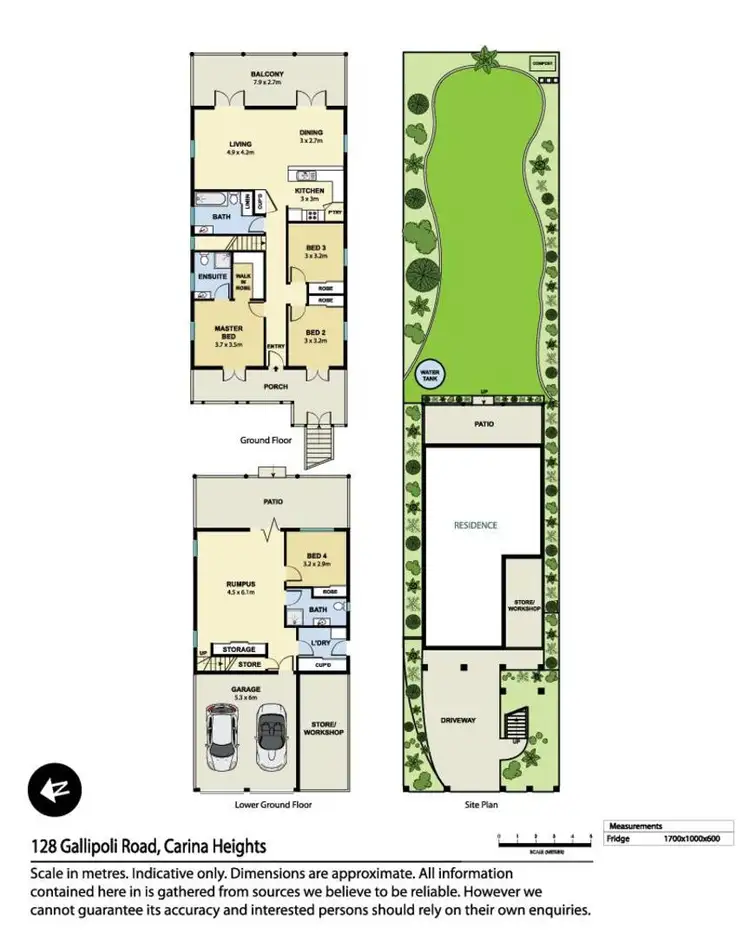 Floorplan of Homely house listing, 128 Gallipoli Road, Carina Heights QLD 4152