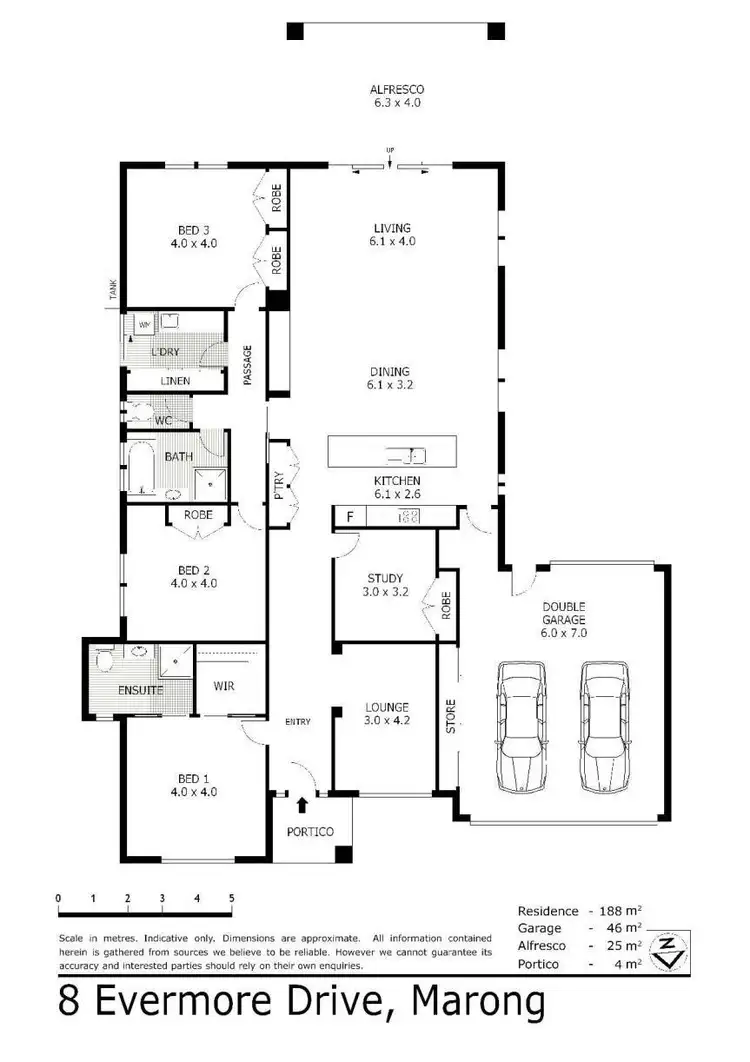 Floorplan of Homely house listing, 8 Evermore Drive, Marong VIC 3515