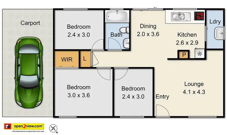 Floorplan of Homely house listing, 1 Tivy Place, Marayong NSW 2148
