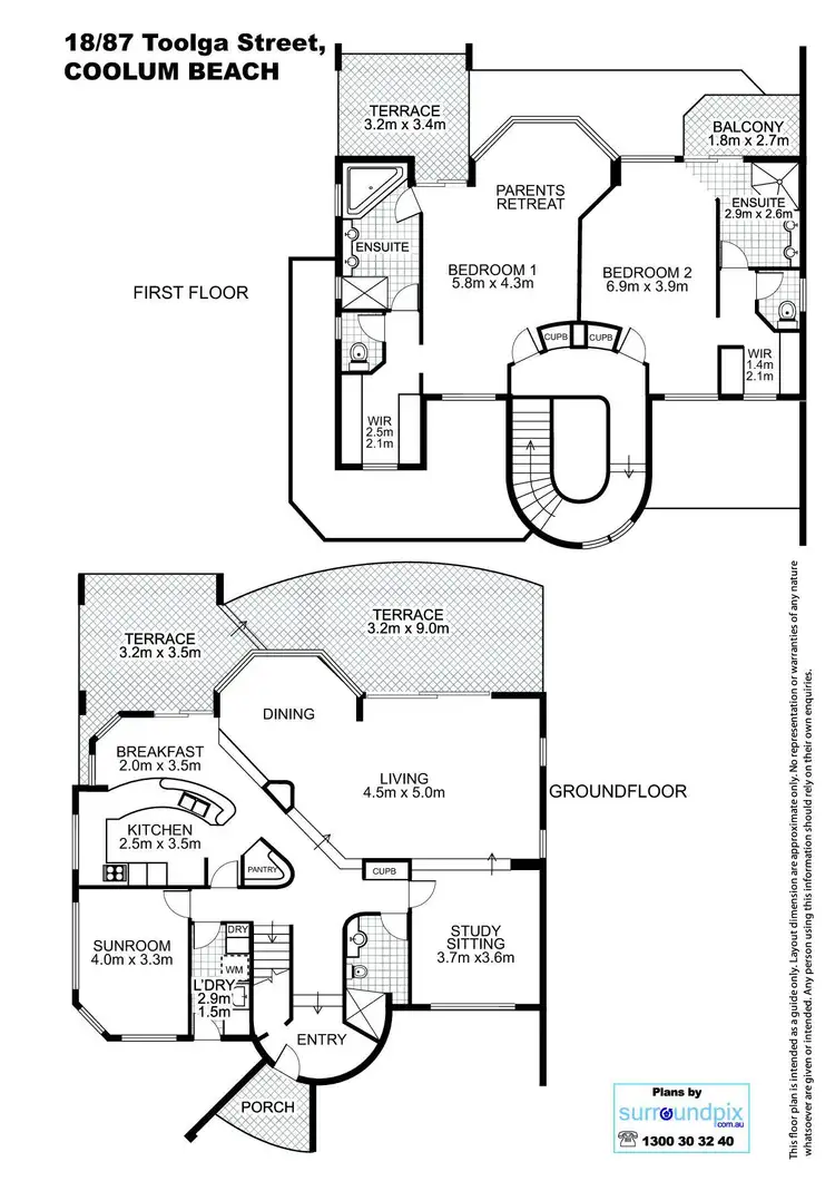 Floorplan of Homely house listing, 18/87 Toolga Street, Mount Coolum QLD 4573