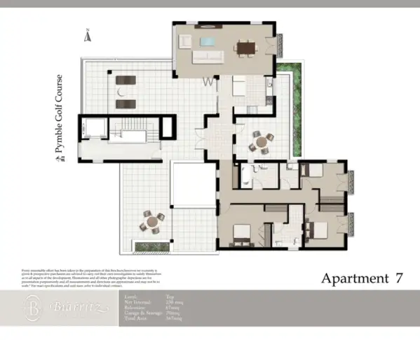 Floorplan of Homely apartment listing, 7/30-32 Cowan Road, St Ives NSW 2075