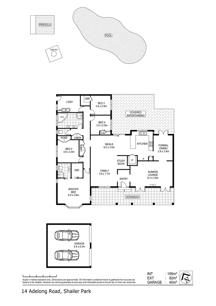 Floorplan of Homely house listing, 14 Adelong Road, Shailer Park QLD 4128