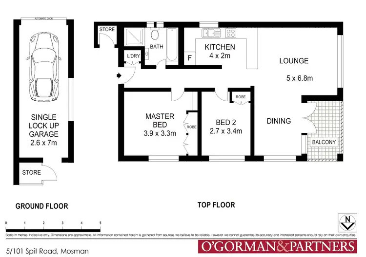 Floorplan of Homely apartment listing, 5/101 Spit Road, Mosman NSW 2088