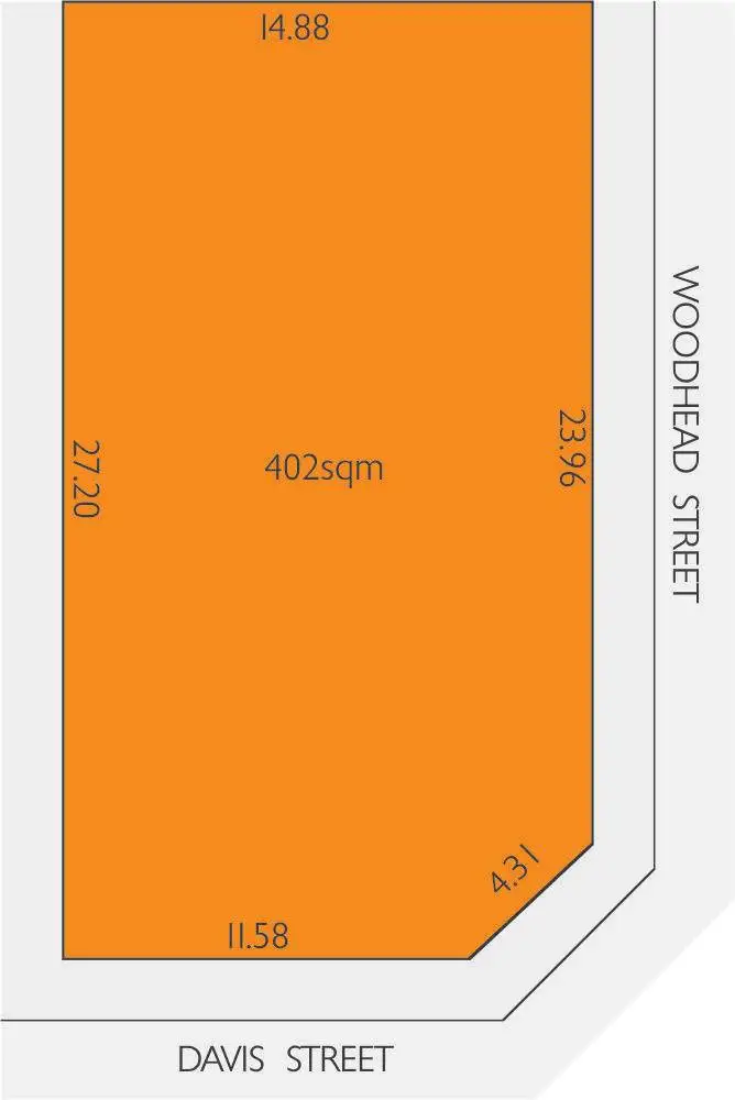 Floorplan of Homely land listing, 13 Davis Street, West Beach SA 5024