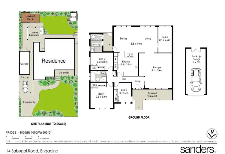 Floorplan of Homely house listing, 14 Sabugal Road, Engadine NSW 2233