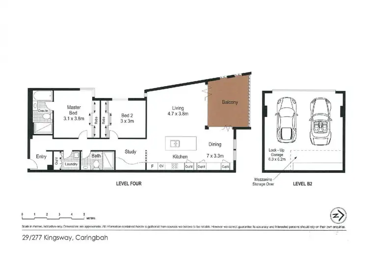 Floorplan of Homely apartment listing, 29/277 Kingsway, Caringbah NSW 2229
