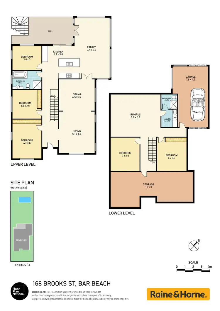Floorplan of Homely house listing, 168 Brooks Street, Bar Beach NSW 2300