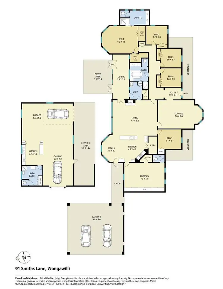 Floorplan of Homely house listing, 91 Smiths Lane, Wongawilli NSW 2530