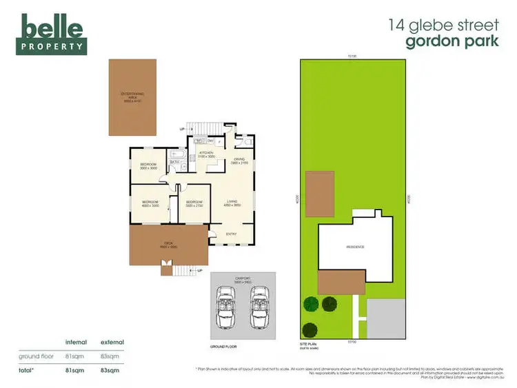 Floorplan of Homely house listing, 14 Glebe Street, Gordon Park QLD 4031