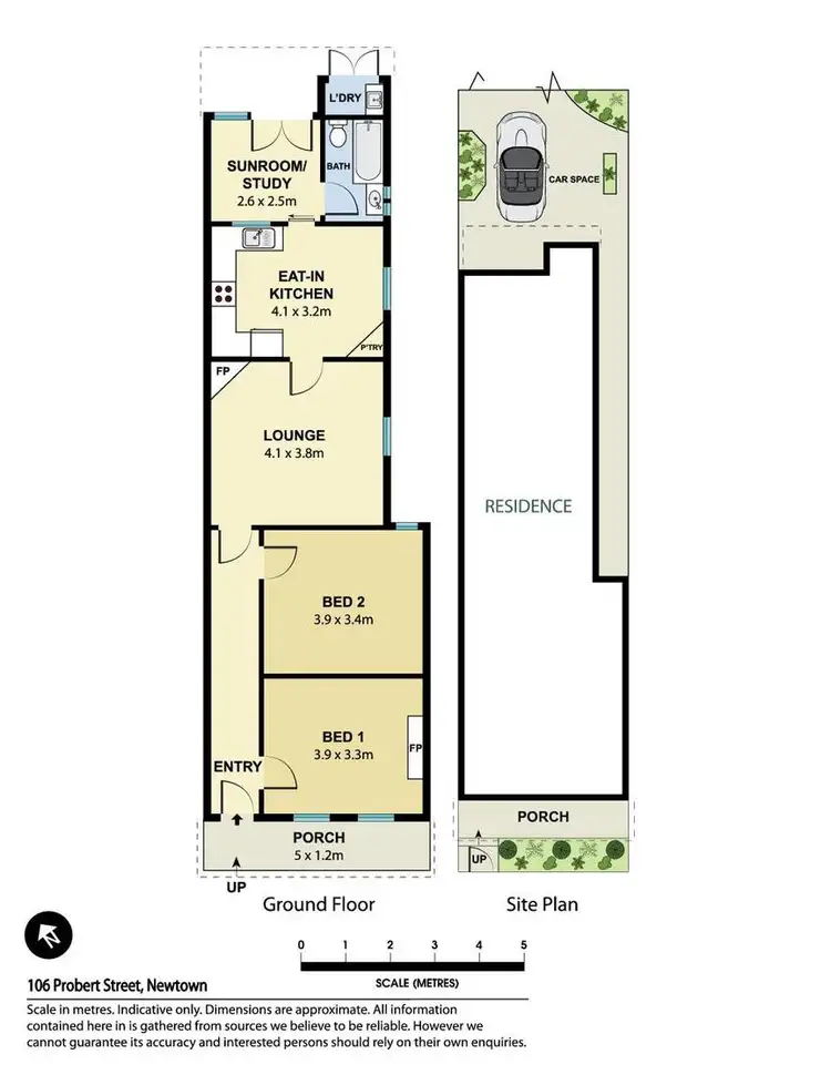 Floorplan of Homely house listing, 106 Probert Street, Newtown NSW 2042