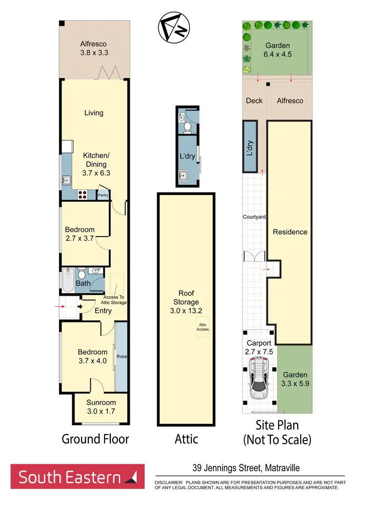 Floorplan of Homely house listing, 39 Jennings Street, Matraville NSW 2036