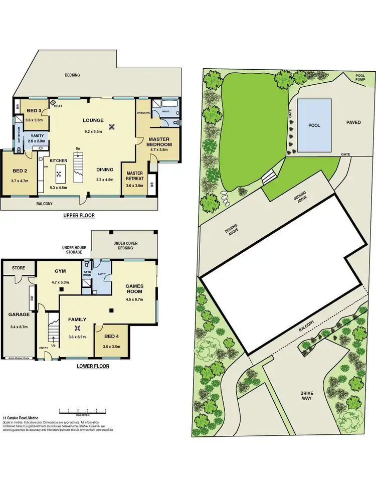 Floorplan of Homely house listing, 11 Caralue Road, Marino SA 5049