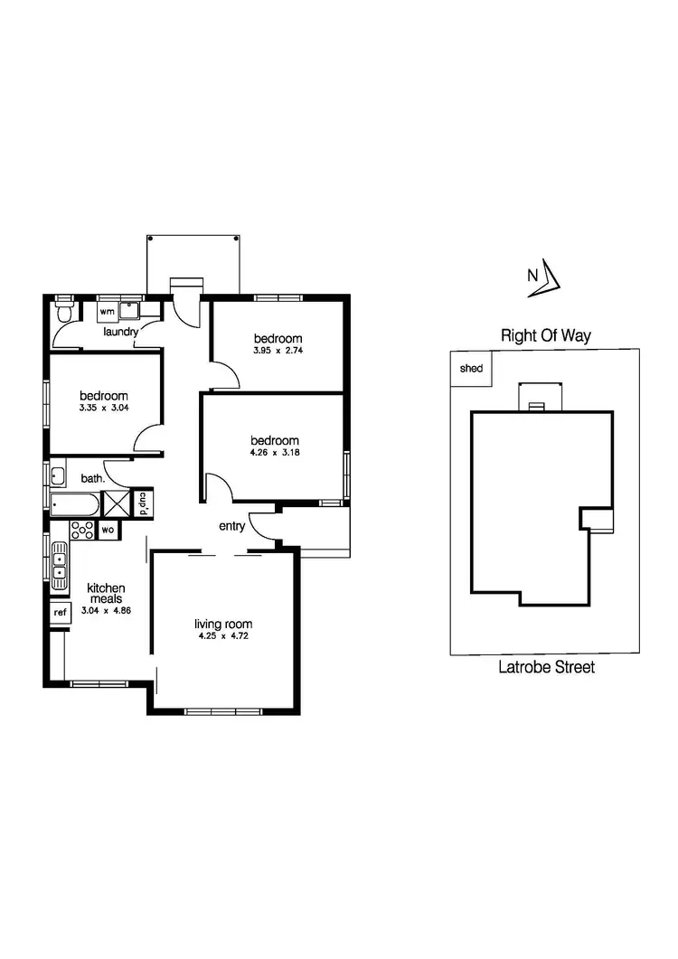 Floorplan of Homely house listing, 21 Latrobe Street, Newport VIC 3015