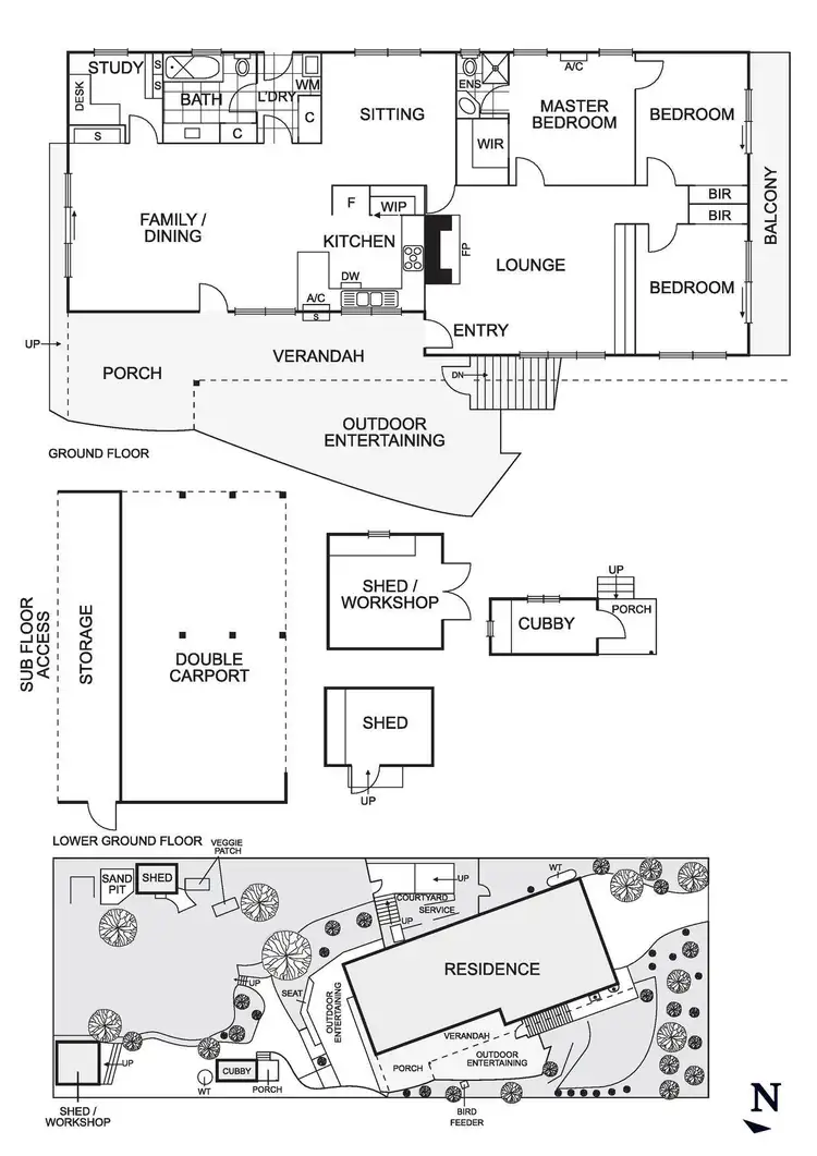 Floorplan of Homely house listing, 11 Hurst Road, Hurstbridge VIC 3099