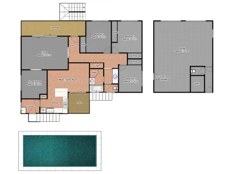 Floorplan of Homely house listing, 5 Tiber Place, Kearns NSW 2558