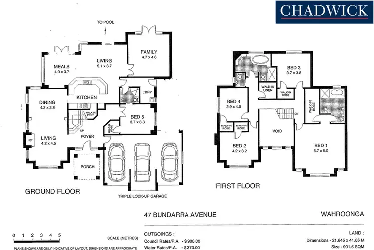 Floorplan of Homely house listing, 47 Bundarra Avenue North, Wahroonga NSW 2076