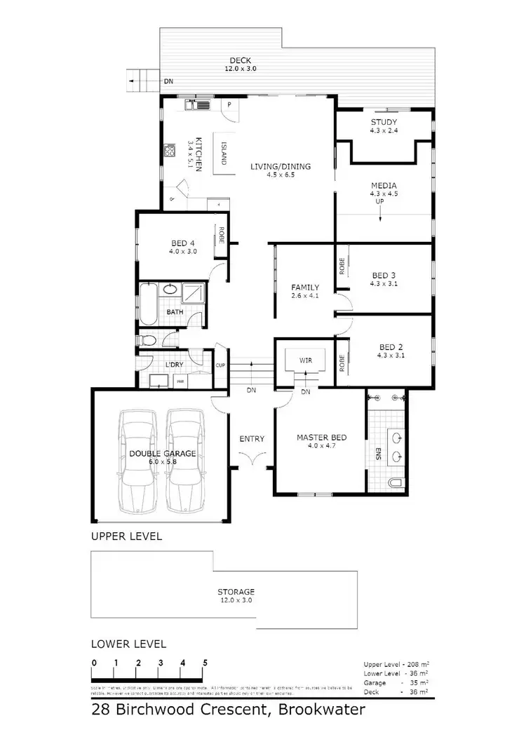 Floorplan of Homely house listing, 28 Birchwood Crescent, Brookwater QLD 4300