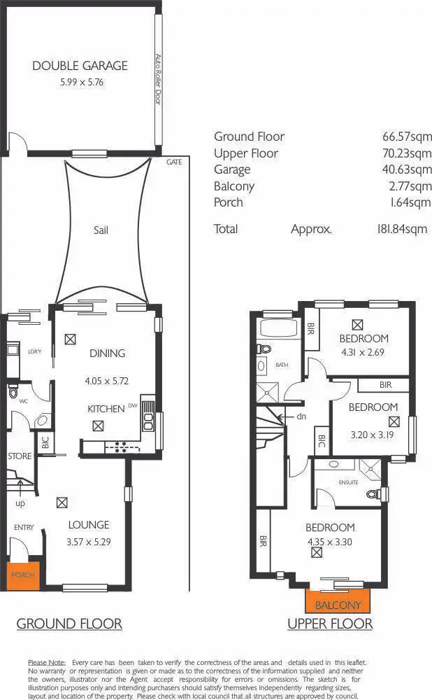 Floorplan of Homely townhouse listing, 40 Bracken Avenue, Gilles Plains SA 5086