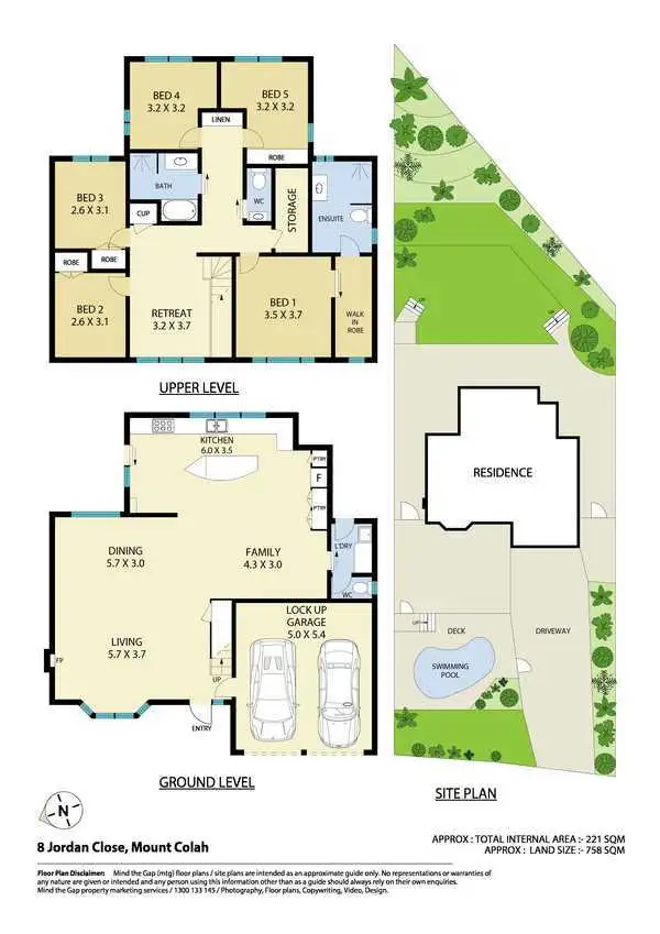 Floorplan of Homely house listing, 8 Jordan Close, Mount Colah NSW 2079