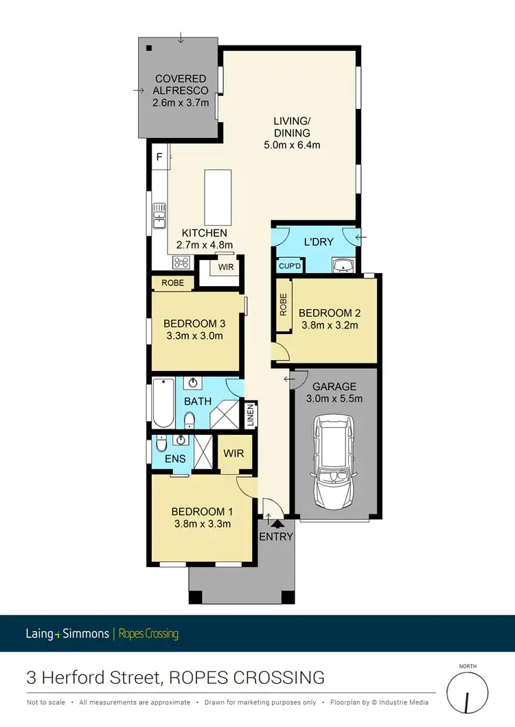 Floorplan of Homely house listing, 3 Herford Street, Ropes Crossing NSW 2760