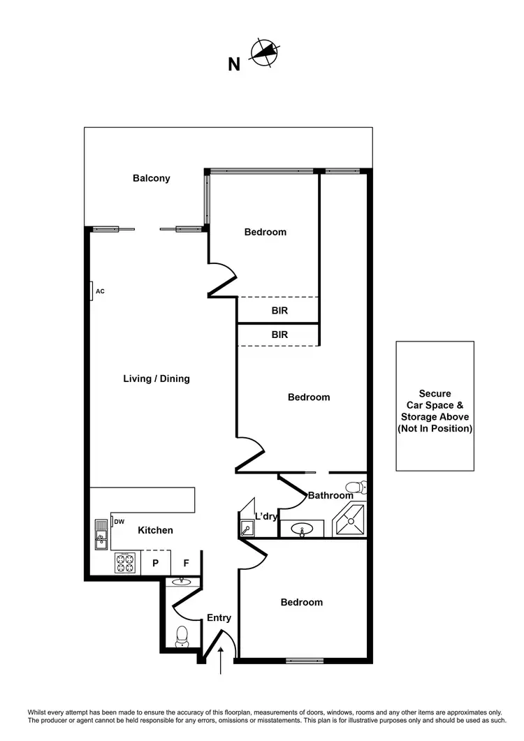 Floorplan of Homely apartment listing, 502/21 Moreland Street, Footscray VIC 3011