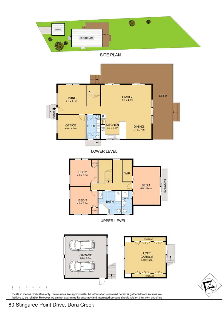 Floorplan of Homely house listing, 80 Stingaree Point Drive, Dora Creek NSW 2264