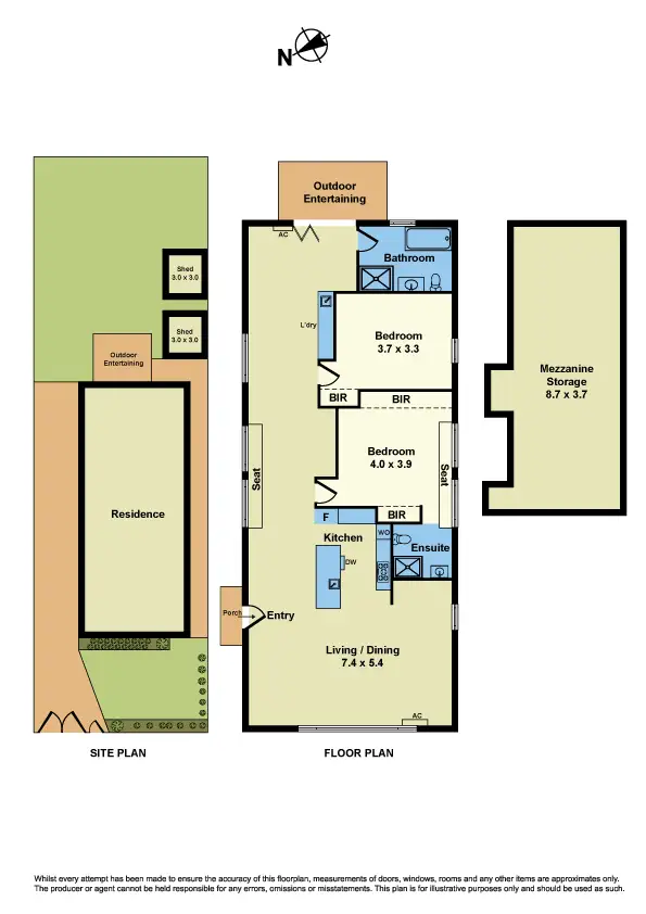 Floorplan of Homely house listing, 51 Bishop Street, Yarraville VIC 3013