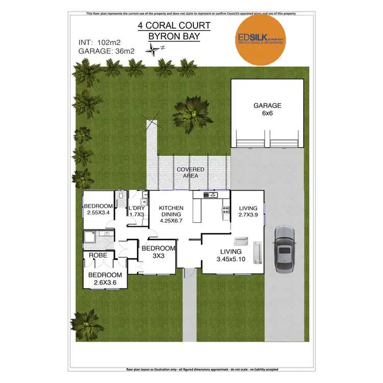 Floorplan of Homely block of units listing, 4 Coral Street, Byron Bay NSW 2481