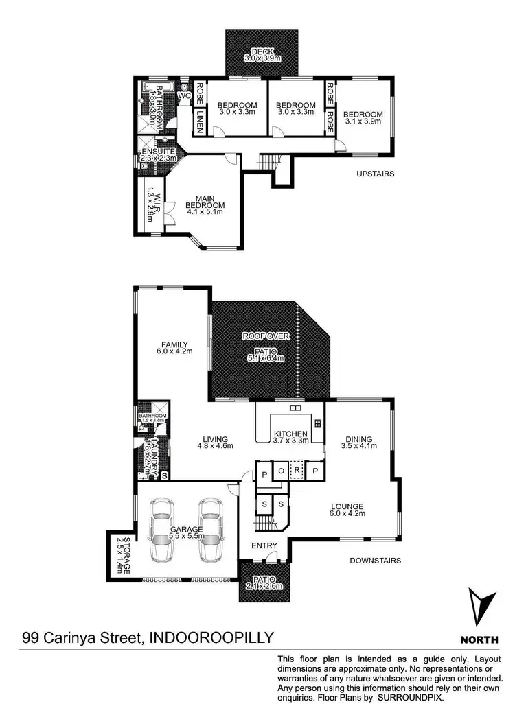 Floorplan of Homely house listing, 99 Carinya Street, Indooroopilly QLD 4068