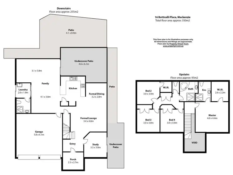 Floorplan of Homely house listing, 16 Botticelli Place, Mackenzie QLD 4156