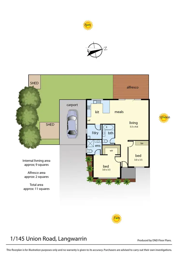 Floorplan of Homely unit listing, 1/145 Union Road, Langwarrin VIC 3910