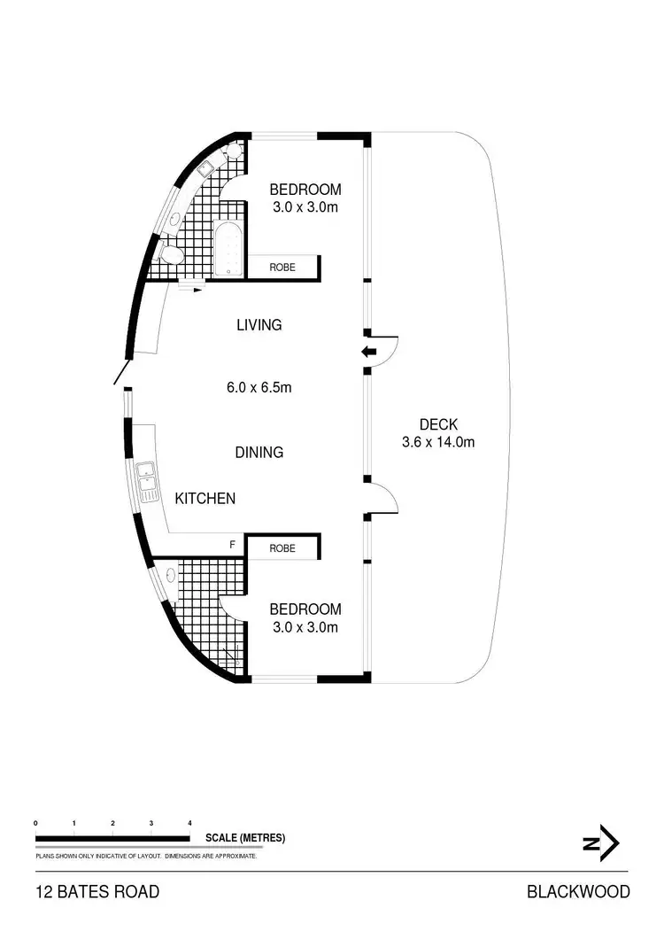 Floorplan of Homely house listing, 12 Bates Road, Blackwood VIC 3458