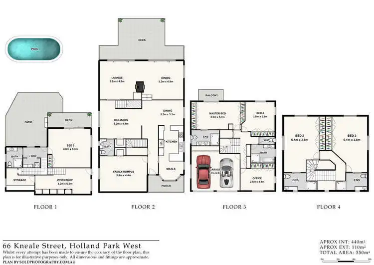 Floorplan of Homely house listing, 66 Kneale Street, Holland Park West QLD 4121