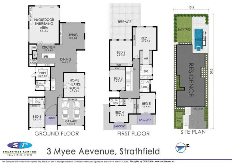 Floorplan of Homely house listing, 3 Myee Avenue, Strathfield NSW 2135