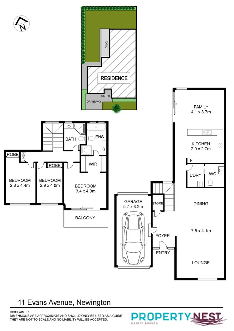 Floorplan of Homely house listing, 11 Evans Street, Newington NSW 2127