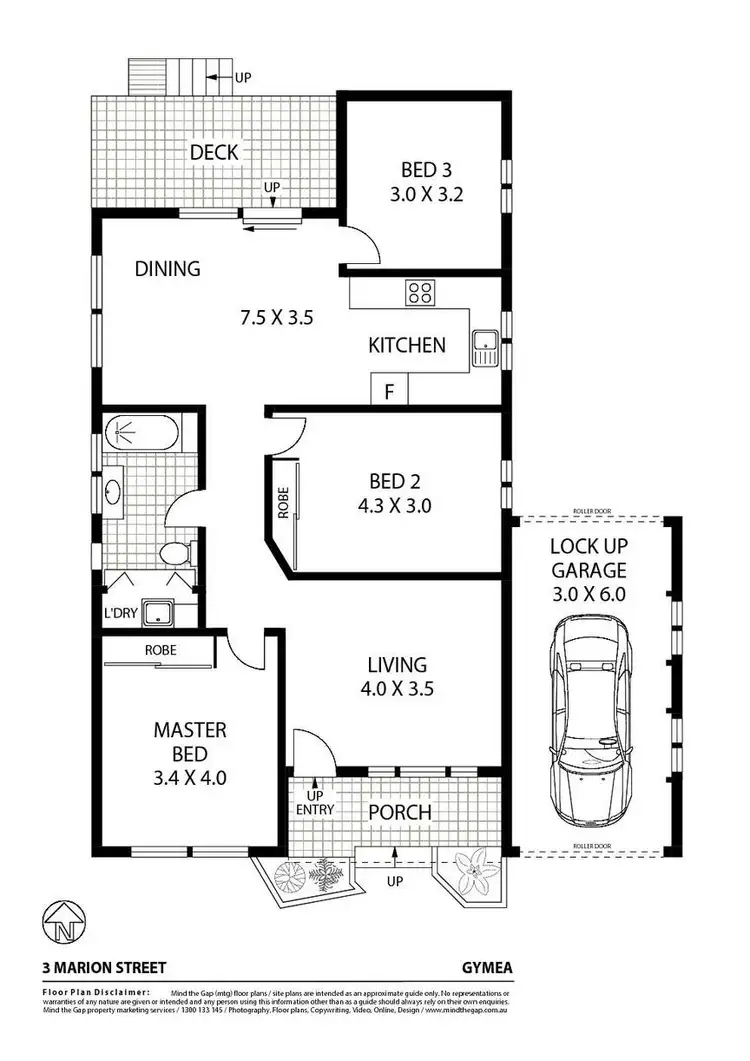 Floorplan of Homely villa listing, 3 Marion Street, Gymea NSW 2227