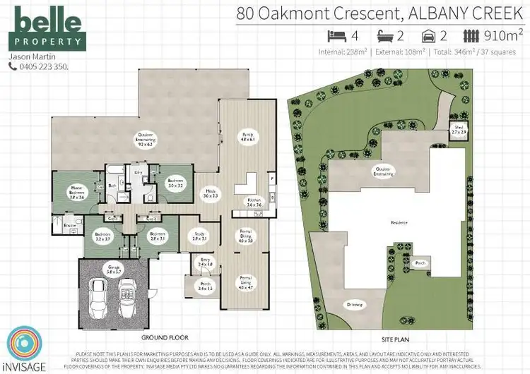Floorplan of Homely house listing, 80 Oakmont Crescent, Albany Creek QLD 4035