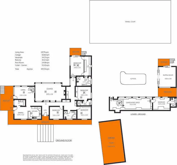 Floorplan of Homely house listing, 115 Woodland Way, Teringie SA 5072
