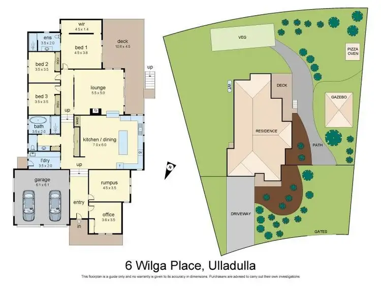 Floorplan of Homely house listing, 6 Wilga Place, Ulladulla NSW 2539