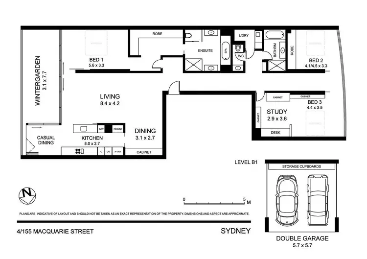 Floorplan of Homely apartment listing, 4/155 Macquarie Street, Sydney NSW 2000