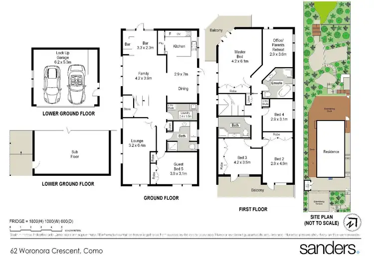 Floorplan of Homely house listing, 62 Woronora Crescent, Como NSW 2226