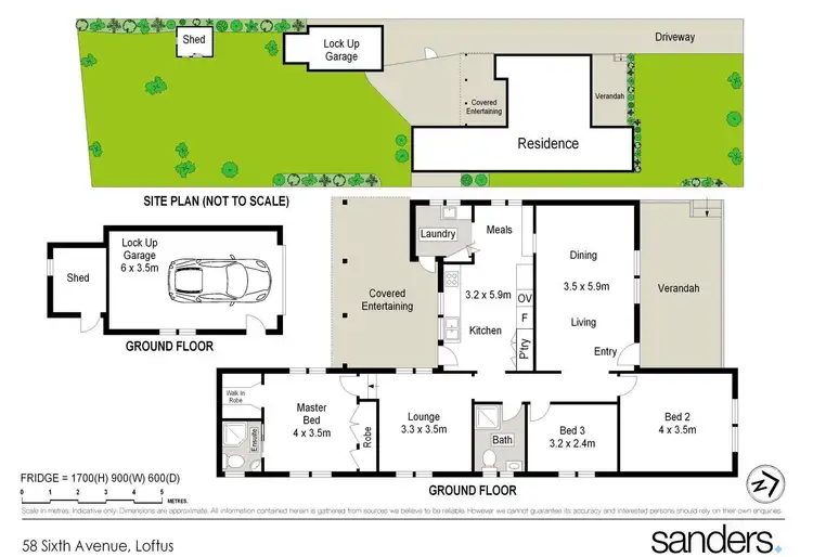 Floorplan of Homely house listing, 58 Sixth Avenue, Loftus NSW 2232
