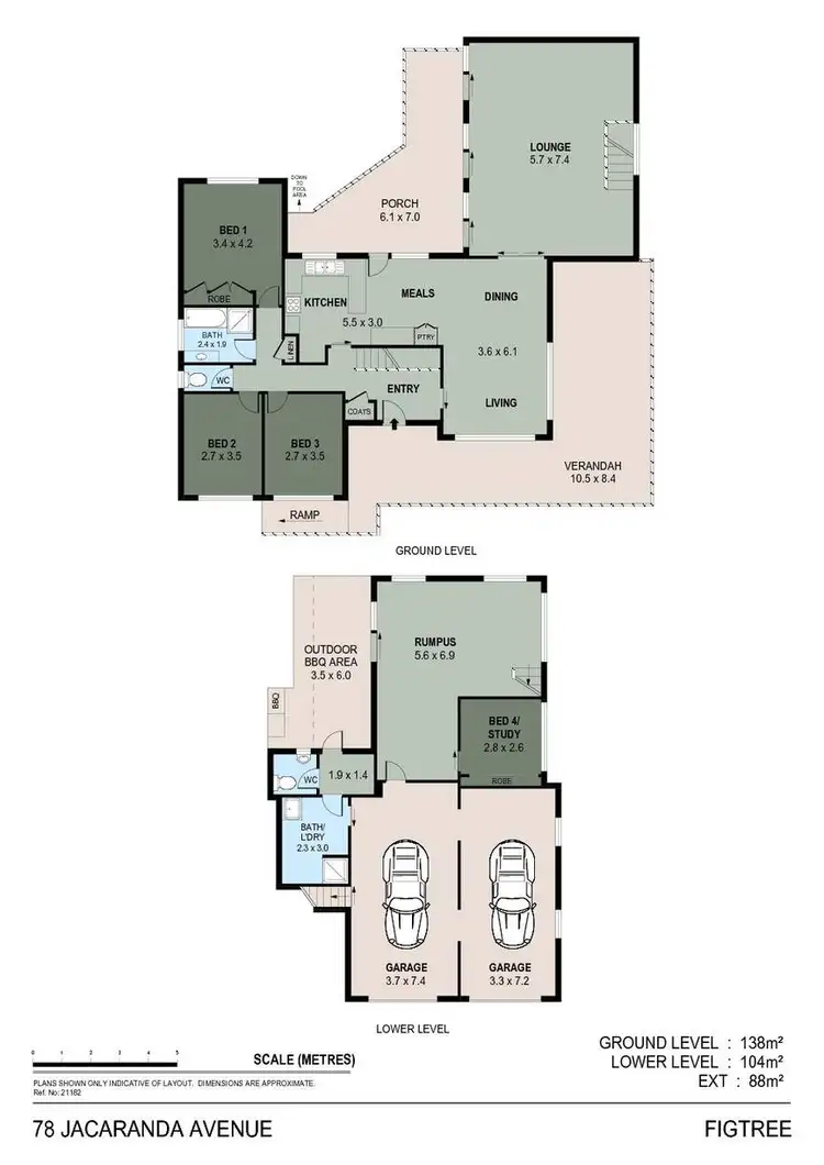 Floorplan of Homely house listing, 78 Jacaranda Avenue, Figtree NSW 2525