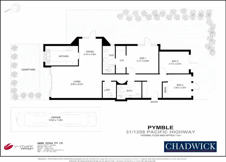 Floorplan of Homely apartment listing, 31/1208 Pacific Highway, Pymble NSW 2073