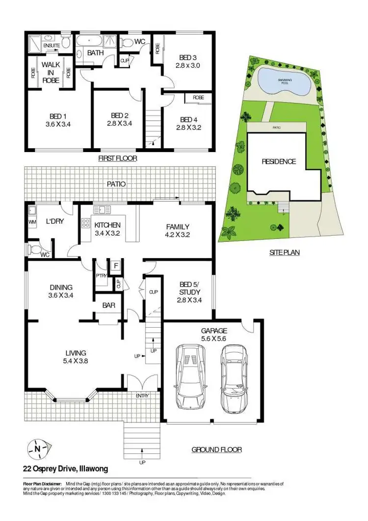 Floorplan of Homely house listing, 22 Osprey Drive, Illawong NSW 2234